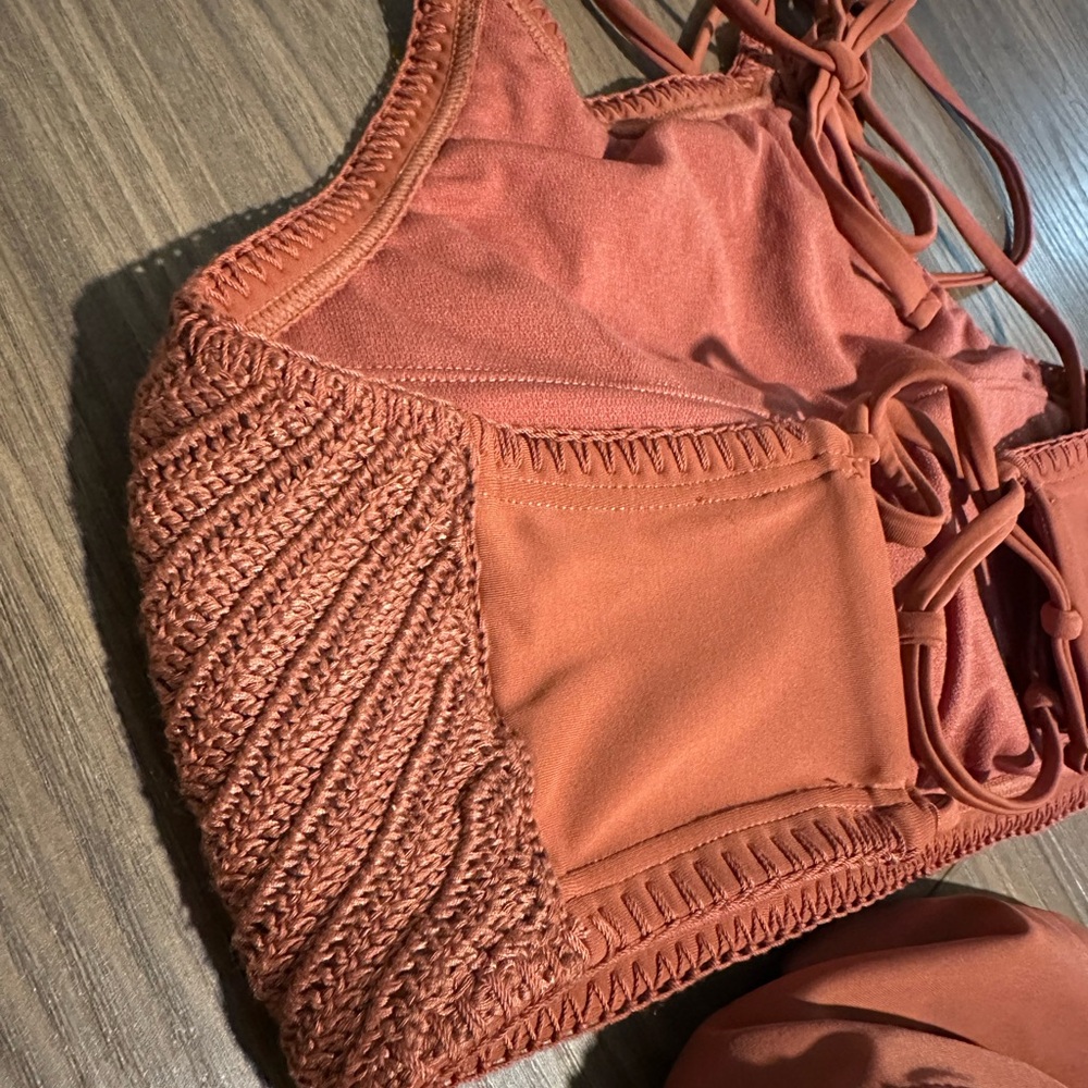 Rust Crochet Bikini Set - Picture 5 of 6